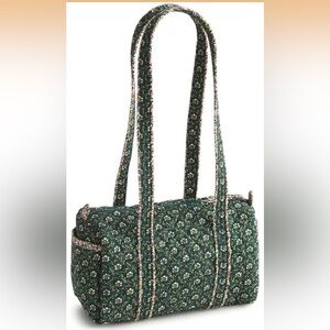 Vera Bradley Green Floral Shoulder Bag